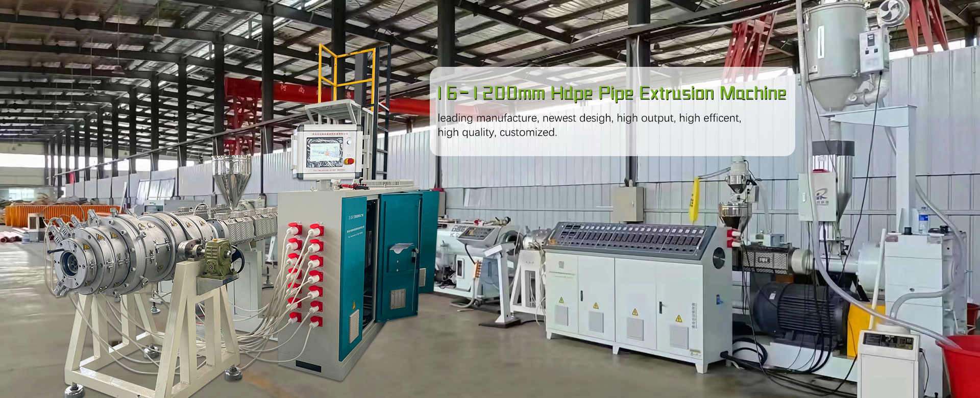 Máy làm ống nhựa PP PPR PE MPP Trung Quốc