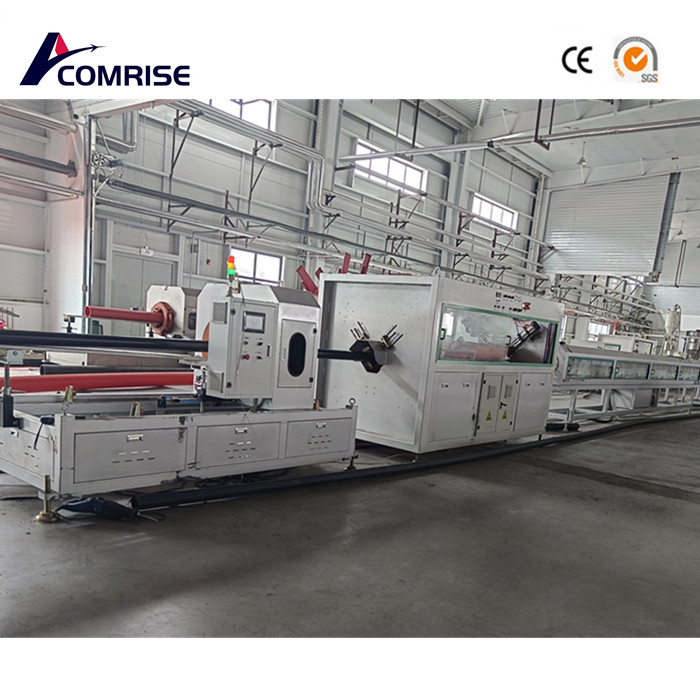 Ba máy ống PE đã được cài đặt tại nhà máy của khách hàng