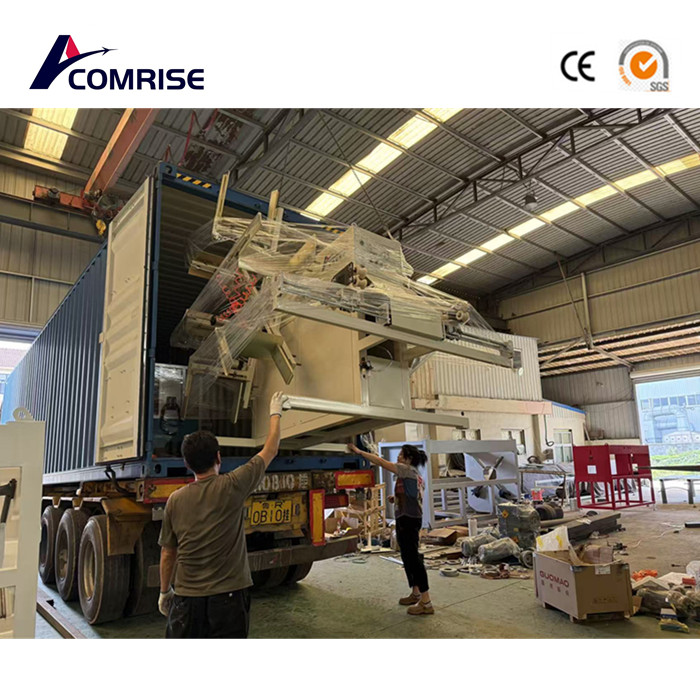 Máy ống một bức tường và máy ống PE được chuyển đến Kazakhstan