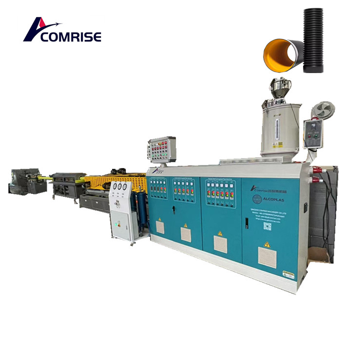 Dây chuyền sản xuất đường ống đôi tường gấp đôi 40-160mm